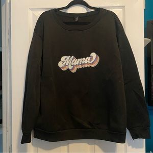 SHEIN Mama crewneck sweatshirt